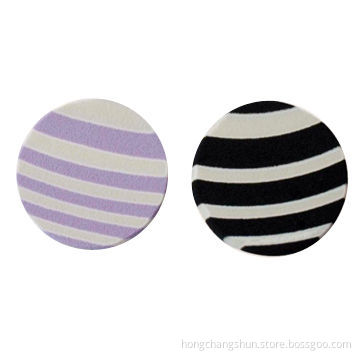 Latex sponge puff, rounded edge